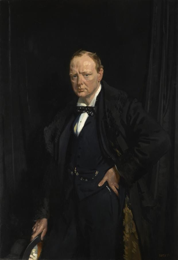 Portrait Of Winston Churchill In Crisis To Go On Public Display The 